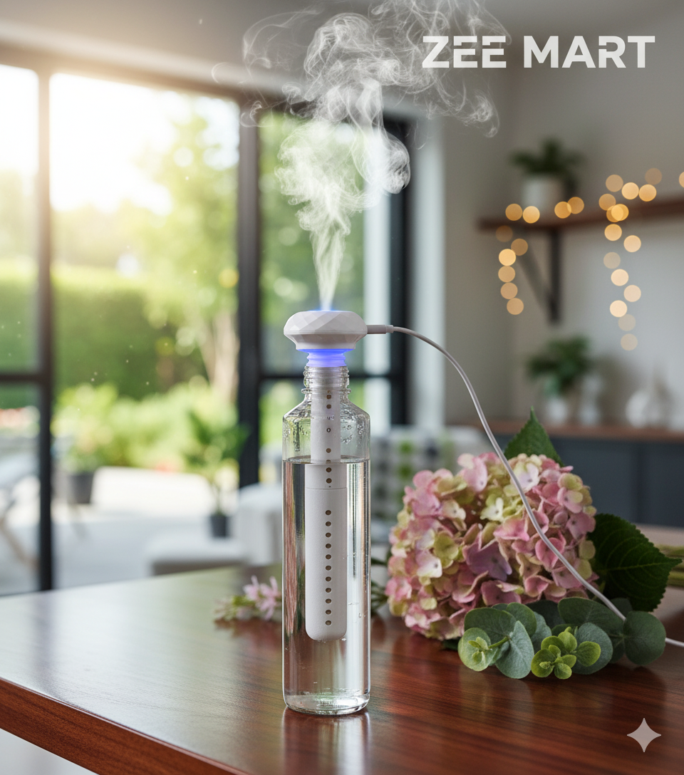 USB Air Humidifier with Essential  Diffuser & Purifier