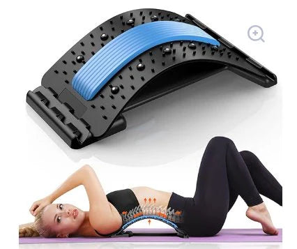 Adjustable Lumbar Support Back Stretcher for Home & Office Use